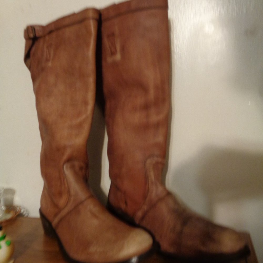 Distressed custom boot 11